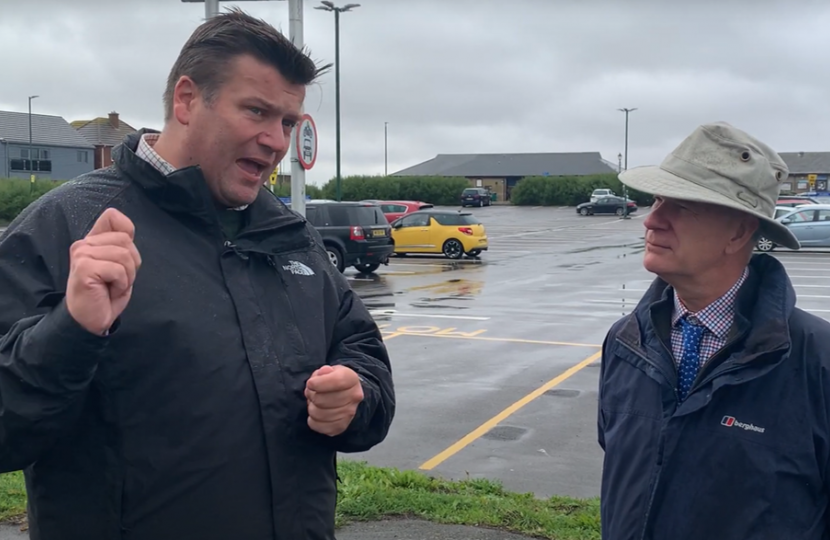 Burnham On Sea Mp James Heappey And Pcc Candidate Mark Shelford Meet To Discuss Illegal