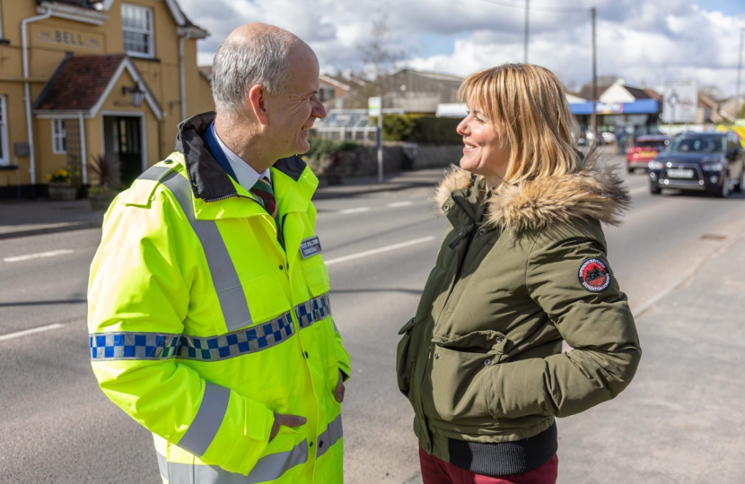 Mark is out every week visiting a different area of the Constabulary 